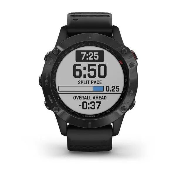 Garmin fenix 6x pro best sale black with black band